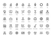 Science Related Thin Line Icons, an Outline Icon by vectorstank (Thumbnail 9 of 9)