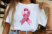 Breast Cancer Awareness Postage Stam, an Illustration by CrexoraLab (Thumbnail 2 of 5)