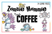 Coffee Zombie Critters, an Animal Illustration by Cuddle Bunnie Studio (Thumbnail 1 of 4)