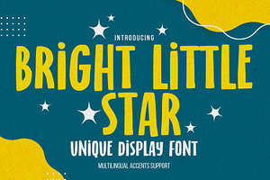 Bright Little Star - Unique Display