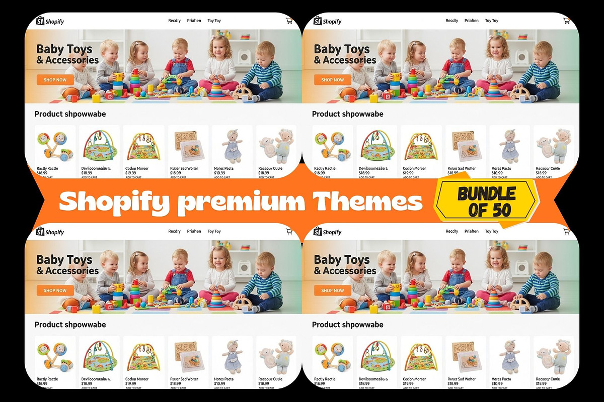 50 Modern E‑Commerce SHOPIFY THEMES, a Shopify Template by Aban's World (Photo 12 of 60)