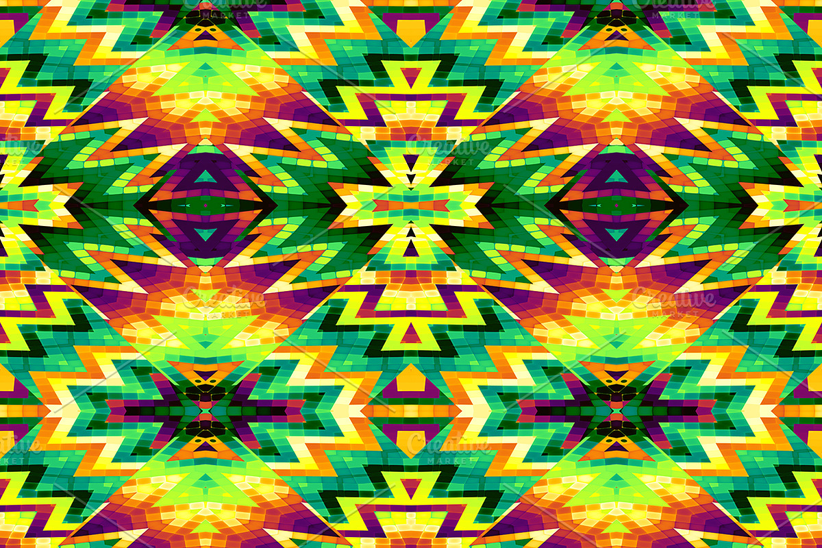 30 seamless aztec patterns JPG, a Pattern Graphic by tkdesign (Photo 26 of 31)