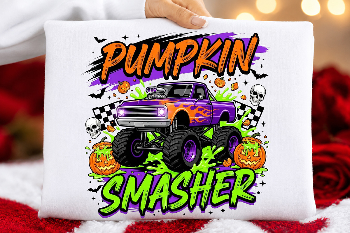 Pumpkin Smasher Halloween PNG, a Seasonal Illustration by DreamCafeArt (Photo 5 of 7)