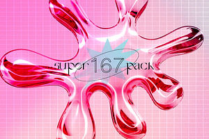 167 Pack. Posters, Gradients, Shapes