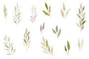 All About Leaves 2 - Watercolor, an Illustration by MariePierLaf (Thumbnail 2 of 7)
