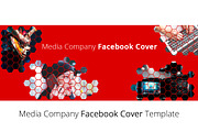 Clean Media Company Facebook Cover, a Social Media Template by NeptuneDesign (Thumbnail 3 of 4)