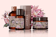 Watercolor Dahlia Floral Elements, a Decorative Illustration by Damian Roh (Thumbnail 5 of 12)