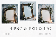 Christmas Frame Mockup, a Mockup by StormDigitalArt (Thumbnail 2 of 2)