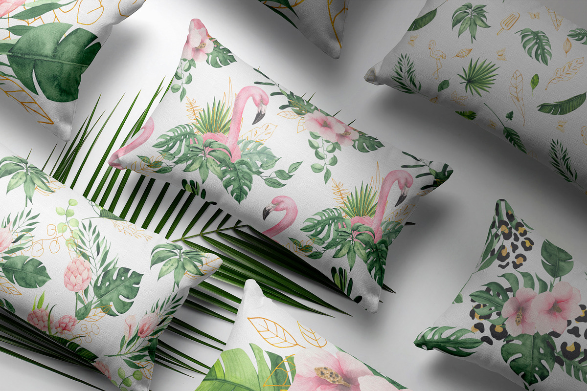 Watercolor tropical collection, an Object Graphic by Ana-Sakuta (Photo 10 of 16)