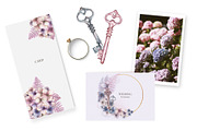 Watercolor Hydrangea Collection, a Decorative Illustration by MayaNavits (Thumbnail 4 of 13)