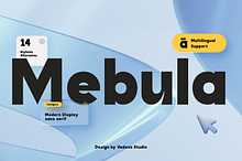Mebula Modern Sans Serif Font