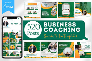 520 Business Coaching Canva Template