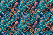 Seamless Pattern Set Sea Creatures, a Pattern Graphic by Designs by Helen Trupak (Thumbnail 10 of 11)