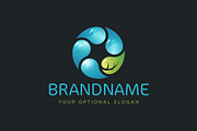 Natural Circle of Water Custom Logo, a Branding & Logo Template by ARTE MIGUEL (Thumbnail 2 of 3)