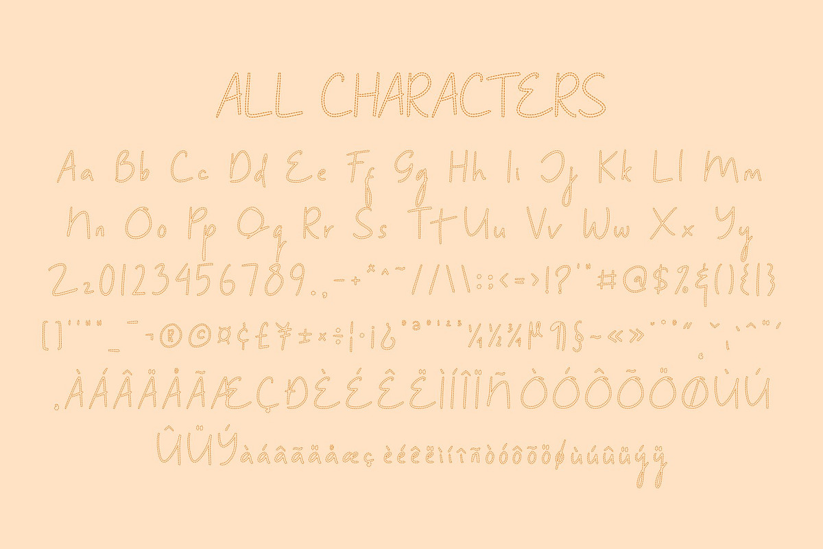 CS Michigan Dashed, a Handwritten Font by Craft Supply Co. (Photo 8 of 8)