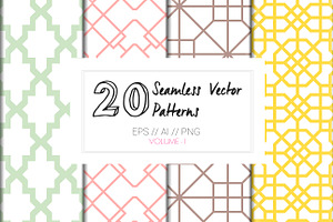 Seamless Vector Geometric Patterns