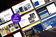 Indusa - Industrial HTML Template, a HTML Template by FleexStudio (Thumbnail 2 of 3)