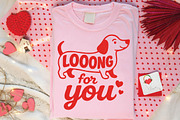 Valentine Dachshund Dog PNG, an Illustration by DreamPrint404 (Thumbnail 5 of 8)