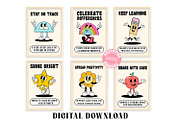 Classroom Posters Mega Bundle Prints, a Graphic by RETROVIBZDESIGNS (Thumbnail 2 of 7)