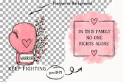 Breast Cancer Awareness Clipart Png, a Healthcare Illustration by SugarCloudStudioArt (Thumbnail 2 of 4)