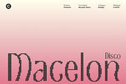 Macelon Disco, a Sans Serif Font by Craft Supply Co. (Thumbnail 1 of 8)
