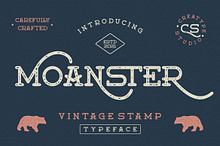 Moanster Vintage Stamp