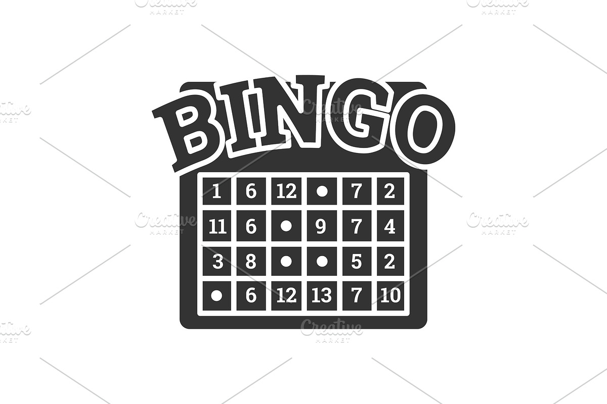 Bingo game glyph icon, an Icon by IMG visuals icons
