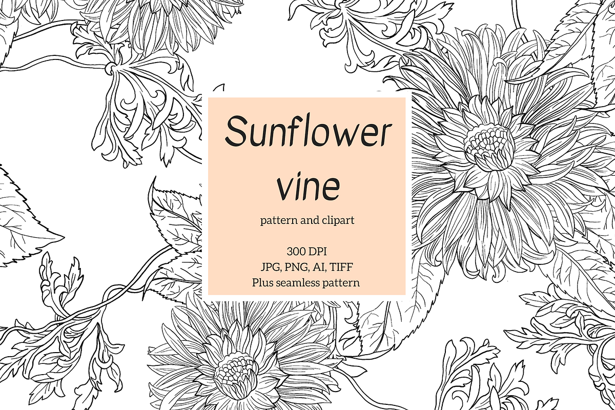 Sunflower Vine, an Object Graphic by VictoriaKStudio (Photo 1 of 5)