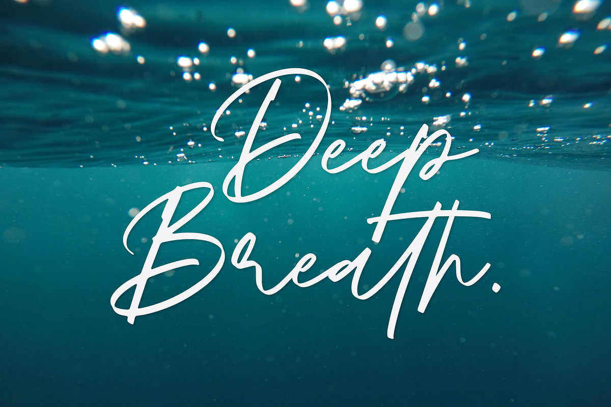 Aquatype Signature - Script Font, a Script Font by Krakenbox Studio (Photo 2 of 14)