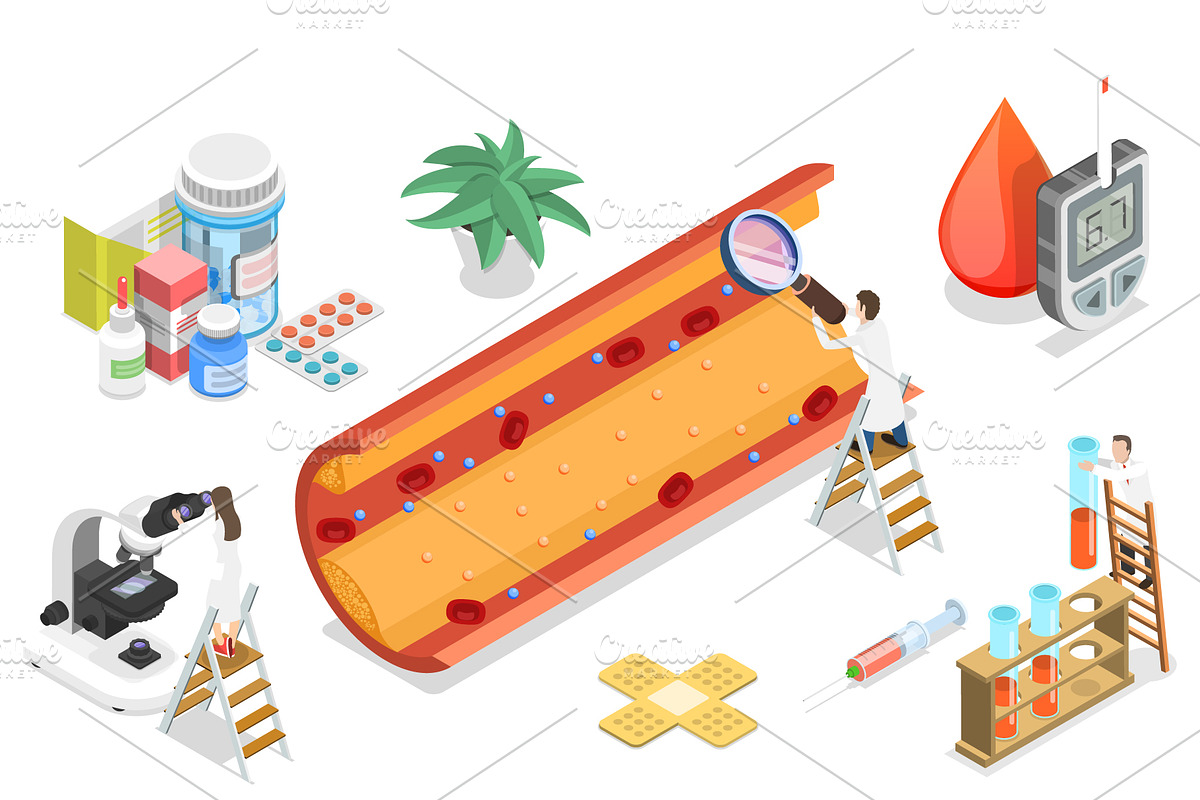 Health & Medicine Set 01, a Healthcare Illustration by AndriiStore (Photo 9 of 11)