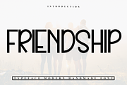 Friendship, a Serif Font by InermediaSTUDIO (Thumbnail 1 of 7)