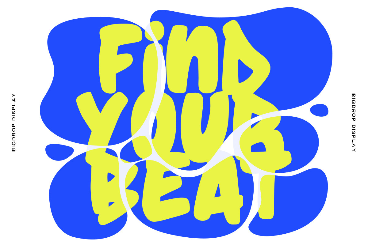 The Big Drop Graffiti Font, a Handwritten Font by Letterhend Studio (Photo 2 of 11)