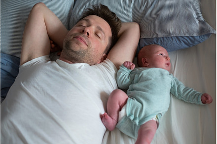 Young caucasian father and baby girl, a Person Photo by Koldunova