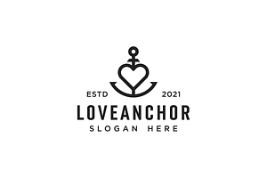 Love Anchor Nautical Marine Seal