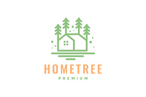 home nature village cottage logo, a Branding & Logo Template by devastd
