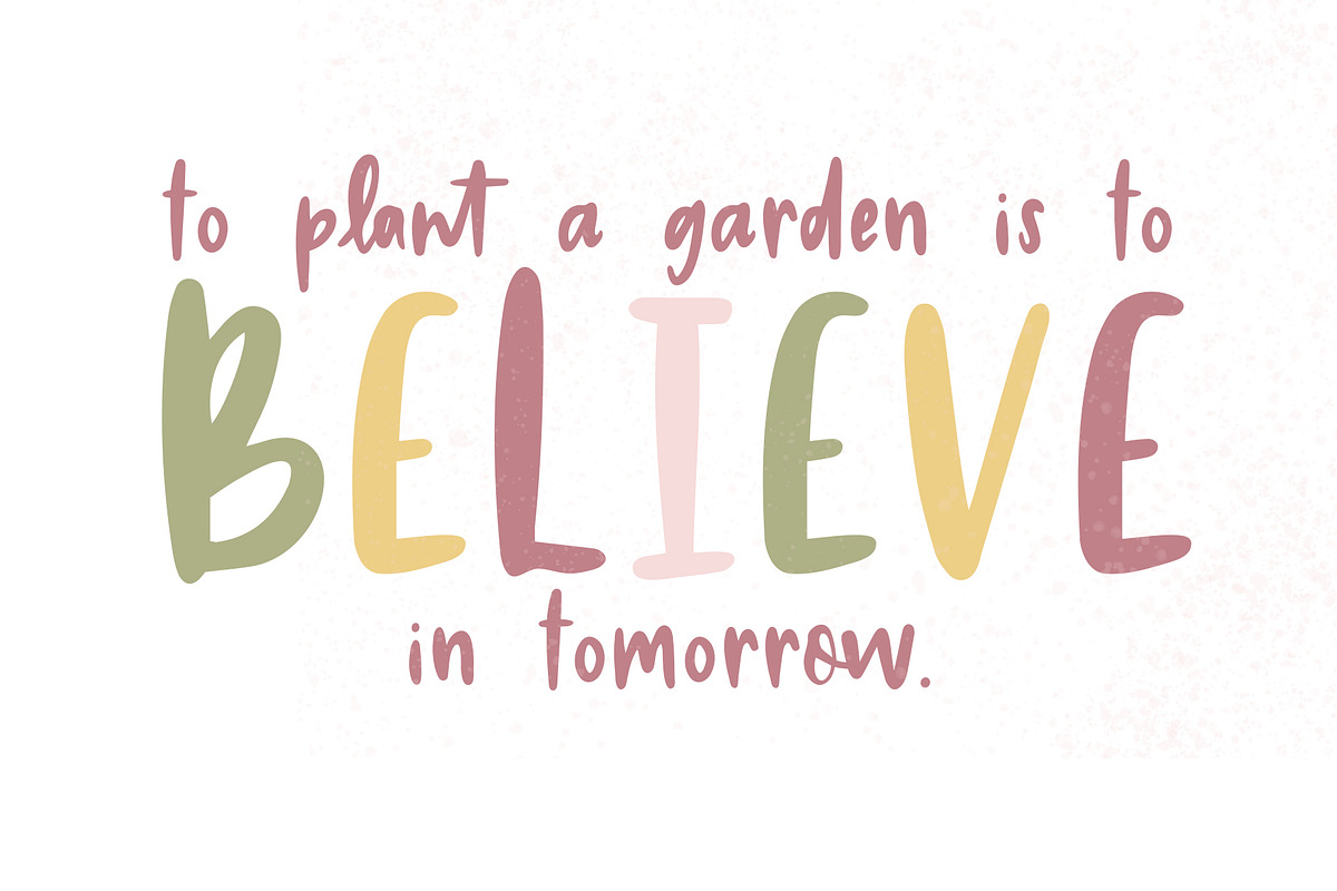 Farmer's Market Hand Lettered Font, a Font by Dansie Design (Photo 2 of 6)