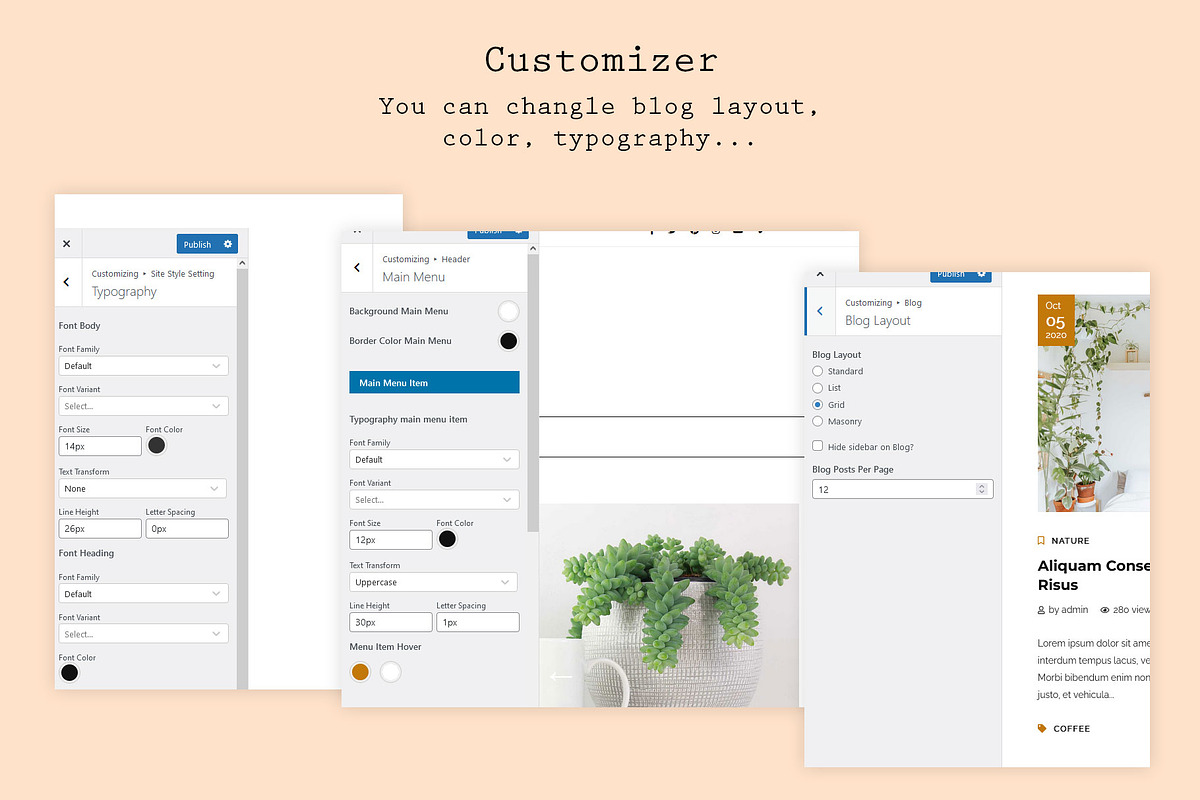 Calantha -  Blog WordPress Theme, a WordPress Template by azuratheme (Photo 5 of 5)
