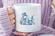 Coquette Snowman Christmas Png, an Illustration by Daily.Designs (Thumbnail 3 of 5)