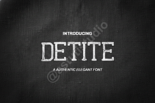 Detite Luxury Serif - Elegant Displa