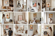 600 Frame Mockup Mega Bundle, a Household Mockup by Mockup Art Atelier (Thumbnail 8 of 21)