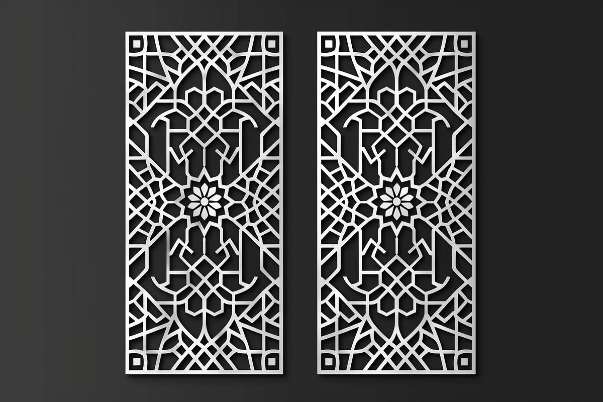 Ornamental Laser Cut Silhouettes, an Illustration by BIPLOB EXPERT (Photo 8 of 9)