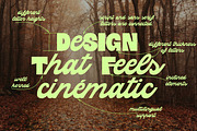 Highway Motel Retro Vibe Sans Script, a Script Font by Struvictory.art (Thumbnail 5 of 10)