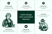 Vintage Law Icons Set, an Object Illustration by Prosymbols (Thumbnail 2 of 8)