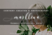 Refillia Calligraphy 'Beauty', a Script Font by Aldedesign (Thumbnail 4 of 16)
