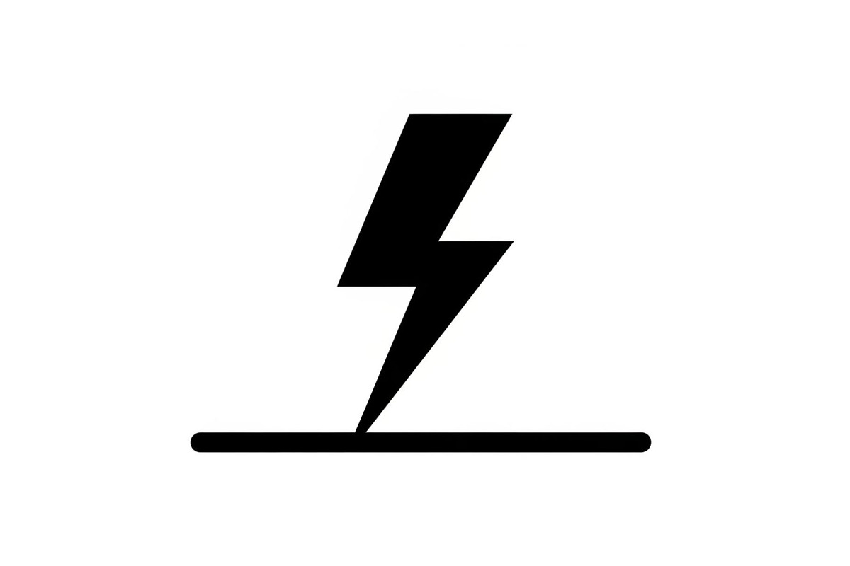 Lightning Power Symbol Silhouette, an Illustration by hafijul (Photo 4 of 15)