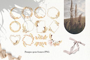Watercolor boho floral clipart, an Illustration by Color Hugs Art (Thumbnail 4 of 12)