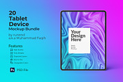 20 Tablet Device Mockup Bundle, an iPad Mockup by Runend (Thumbnail 1 of 22)