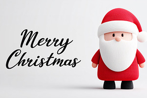Cute cartoon Santa Claus with Merry, a Holiday Photo by MistyDay
