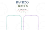 Grandmillenial Bamboo Frame Clipart, a Background Graphic by Essem Creatives (Thumbnail 3 of 5)