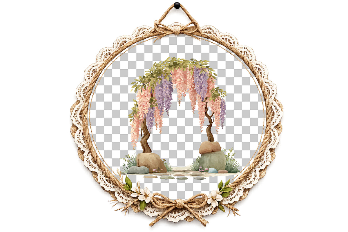 Whimsical Summer Pathway Clipart, an Illustration by DreamArtGraphic (Photo 6 of 8)